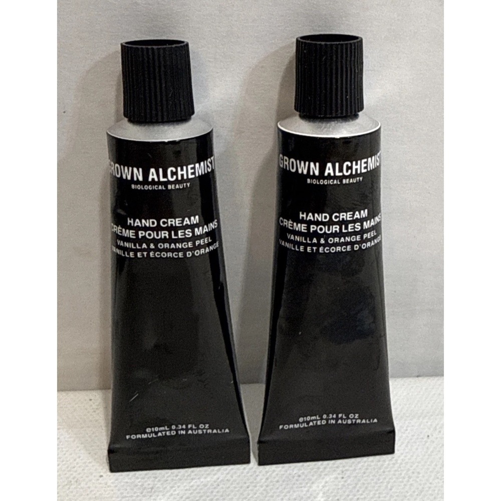 2x‎ Grown Alchemist Restorative Hand Cream Vanilla & Orange Peel 0.34 Oz Each